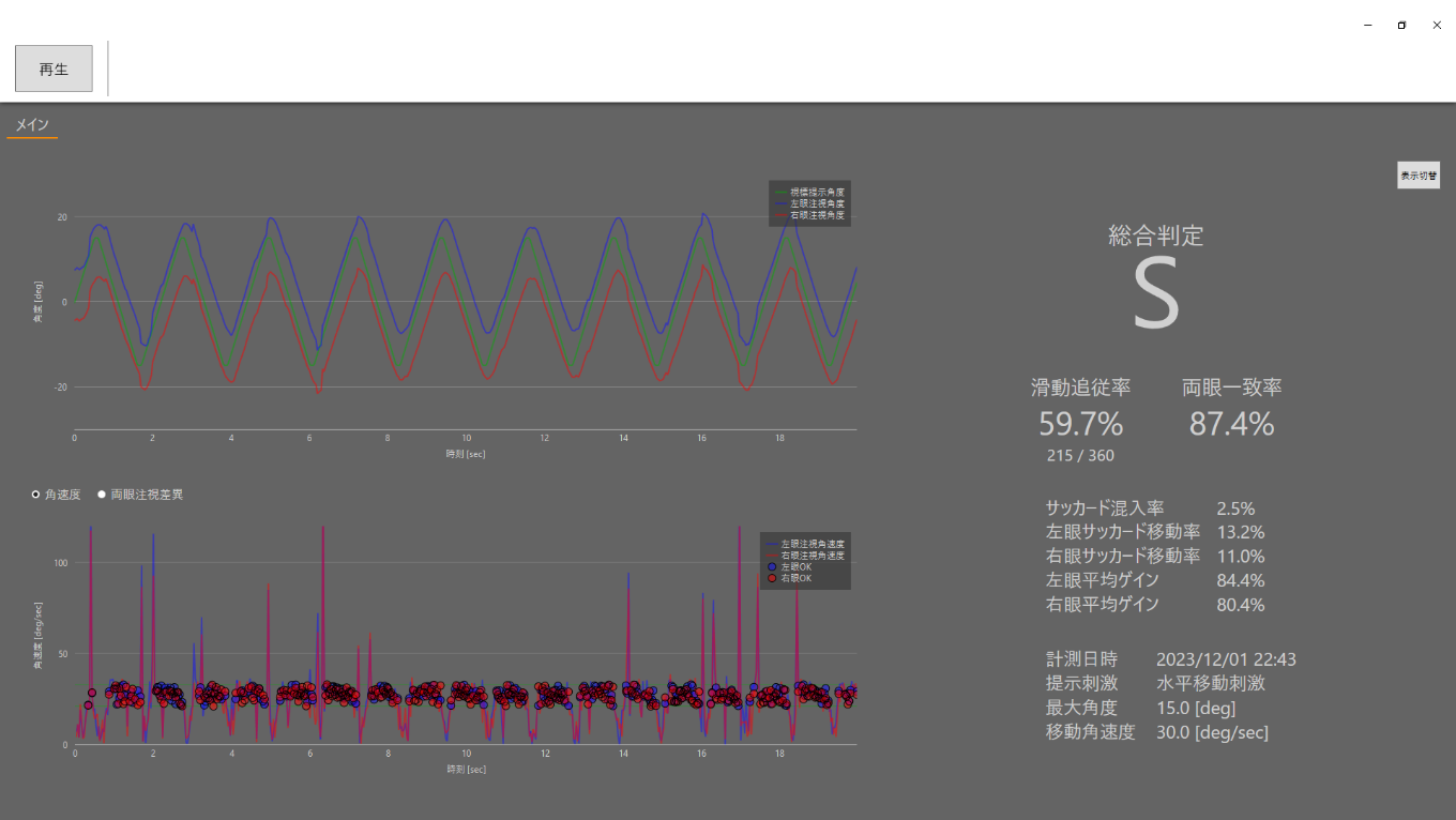追従能力の計測